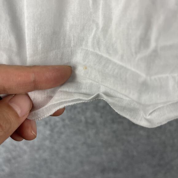 Kaktus Tiered Maxi Skirt Womens Small White Embellished Boho Cottage Gypsy Fairy - Picture 15 of 16